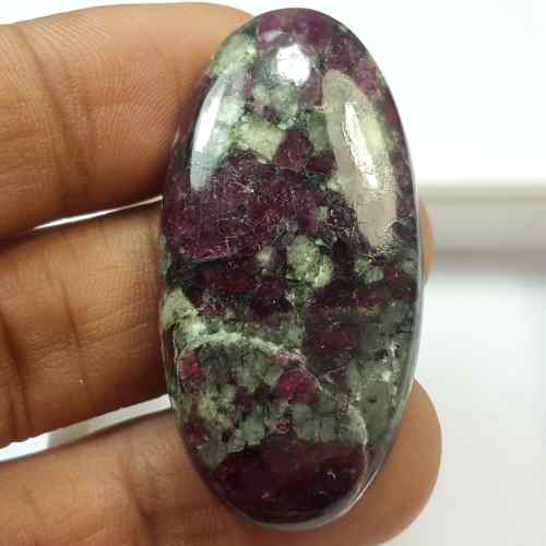 56.8 Carats Natural Eudialyte 41.38 x 22.43 x 5.97 mm
