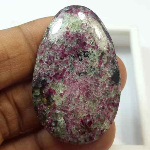 55.71 Carats Natural Eudialyte 40.73 x 28.21 x 4.70 mm