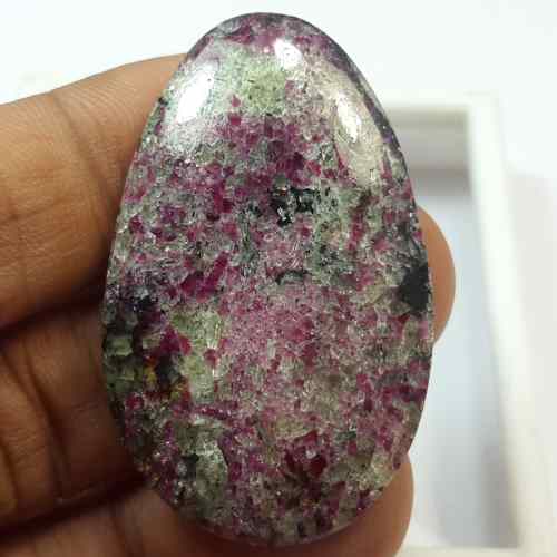 55.71 Carats Natural Eudialyte 40.73 x 28.21 x 4.70 mm