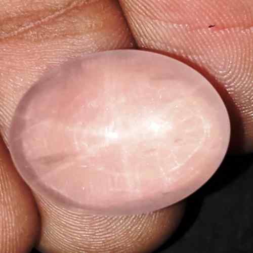 18.16 Carats Natural Star Rose Quartz 16.67 x 14.51 x 11.56 mm
