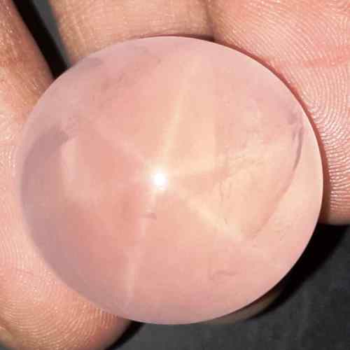 78.26 Carats Natural Star Rose Quartz 24.55 x 24.41 x 20.09 mm