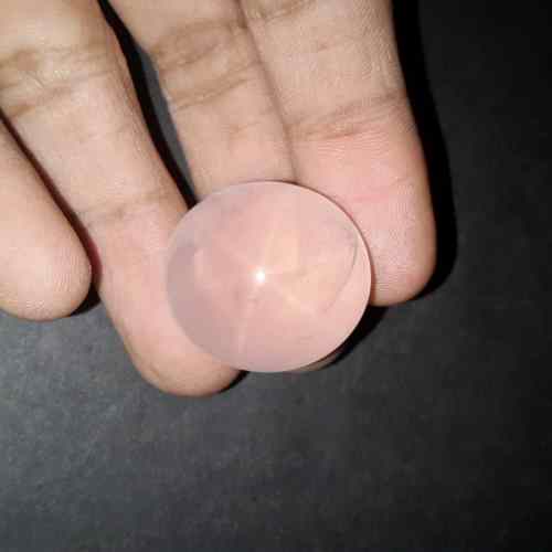 78.26 Carats Natural Star Rose Quartz 24.55 x 24.41 x 20.09 mm