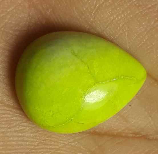 12.97 Carat Australia Gaspeite 20.68 X 15.86 X 6.83 mm