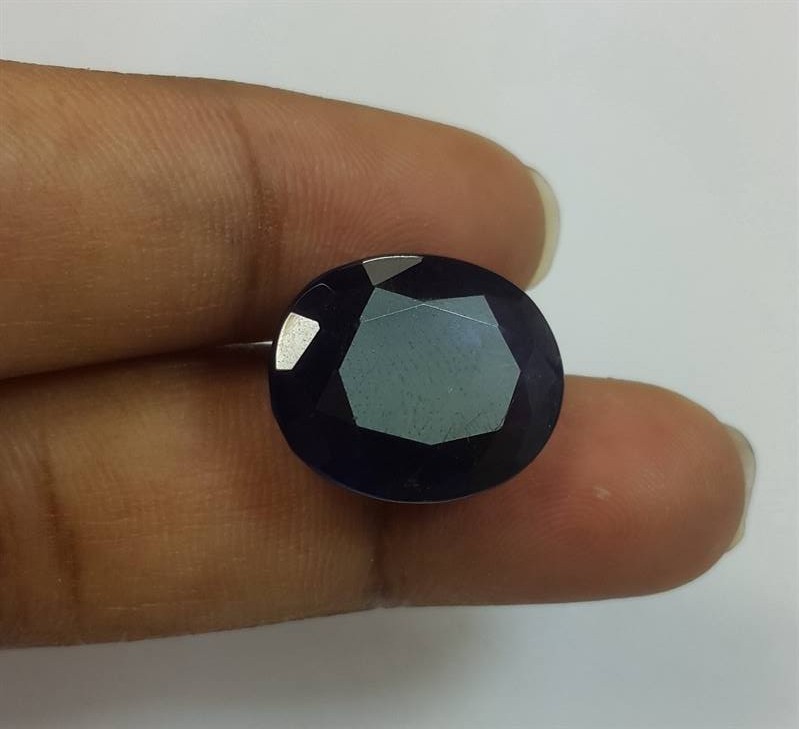 12.11 Carats Purple Iolite 17.46 x 13.27 x 8.75 mm