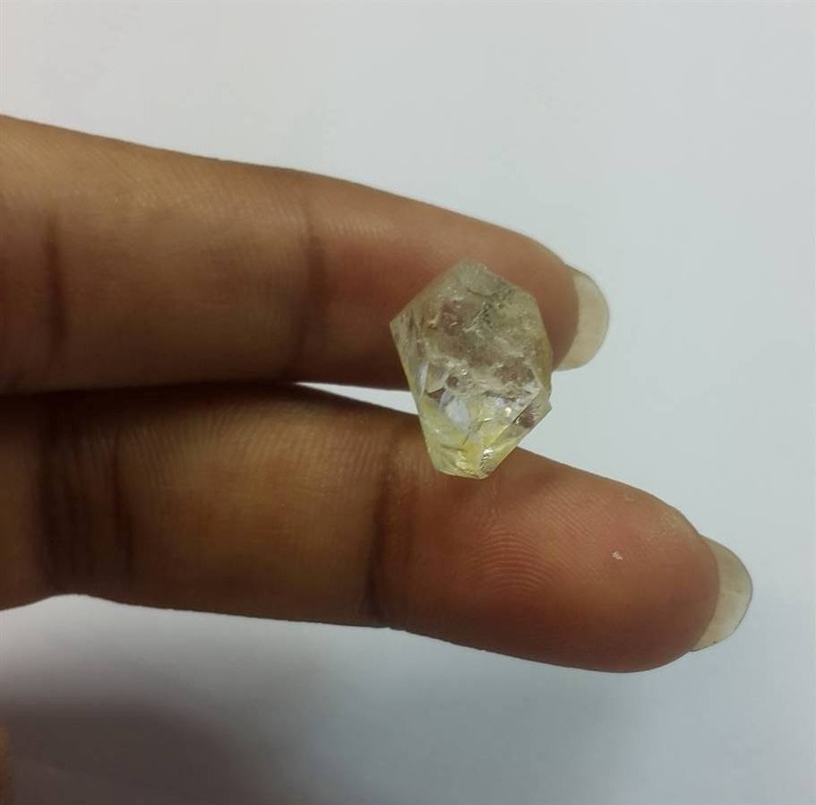 7.45 Carats Herkimer Diamond 11.80 x 11.10 x 8.68 mm