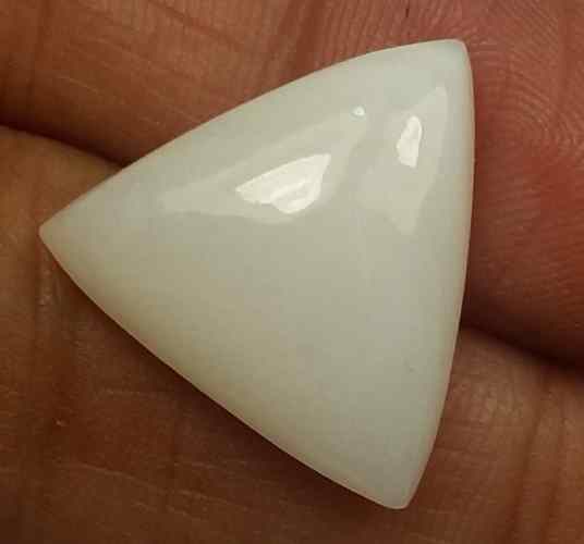 11.01 Carats Italian White Coral 15.71 x 15.42 x 6.12 mm