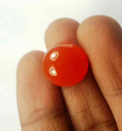 11.25 Carats Carnelian 14.99 x 14.94 x 7.20 mm