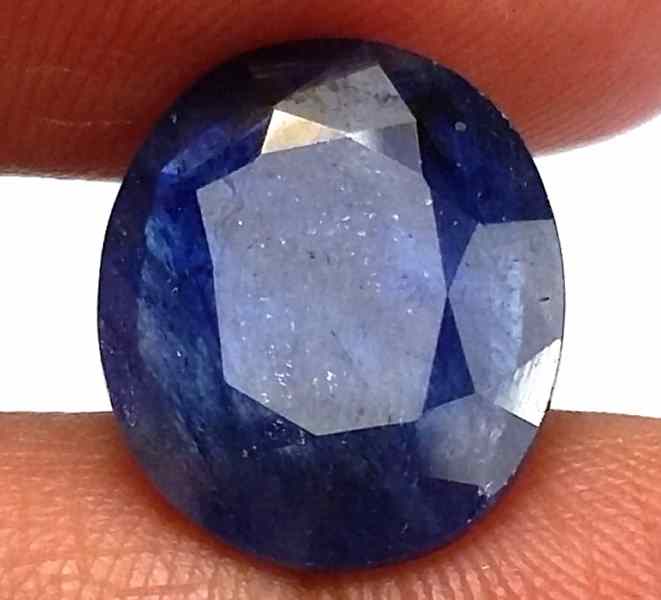 5.22 Carats Blue African Sapphire 13.06 x 11.20 x 3.34 mm