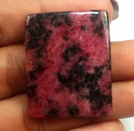 54.22 Carats Rhodonite  34.30 X 27.82 X 3.77 mm