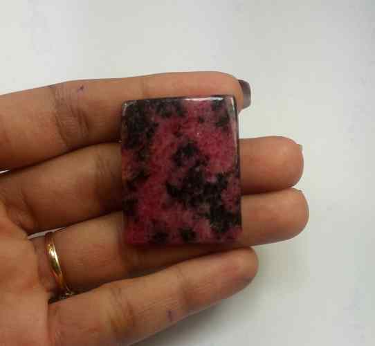 54.22 Carats Rhodonite  34.30 X 27.82 X 3.77 mm