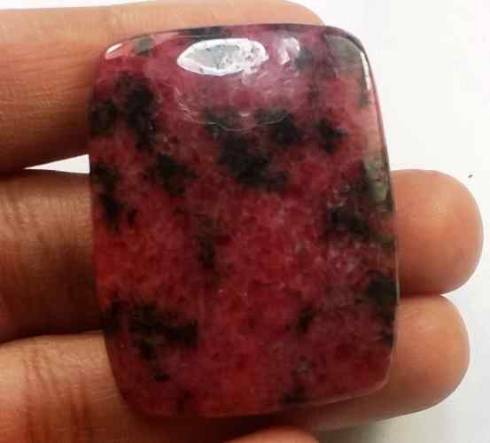 77.78 Carats Rhodonite  38.75 X 29.99 X 4.95 mm
