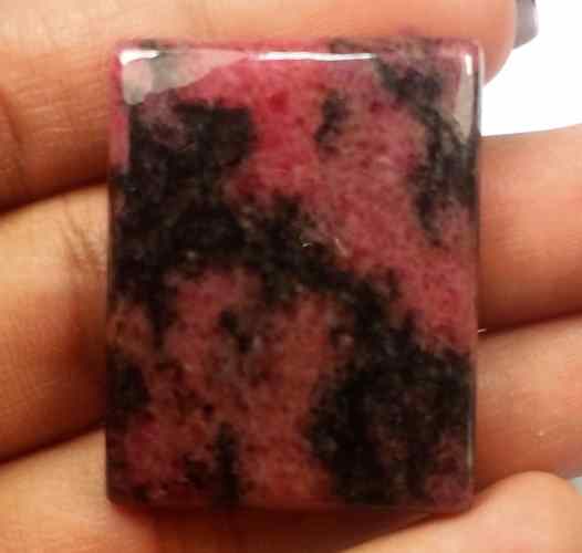 72.02 Carats Rhodonite  33.83 X 26.74 X 5.16 mm