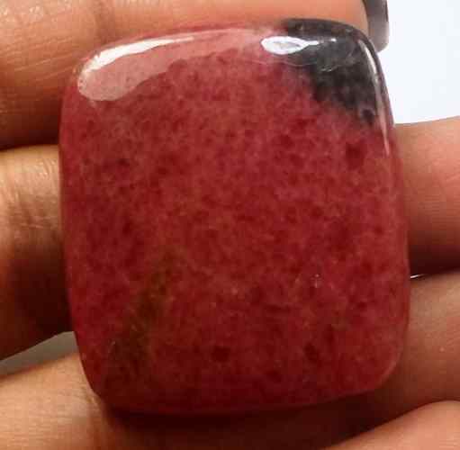 74.62 Carats Rhodonite  33.98 X 29.79 X 5.31 mm