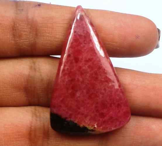 42.47 Carats Rhodonite  38.98 X 24.08 X 4.90 mm