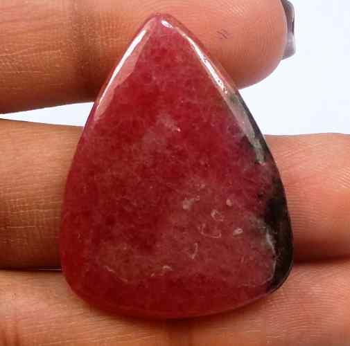 25.82 Carats Rhodonite  30.78 X 24.18 X 3.05 mm