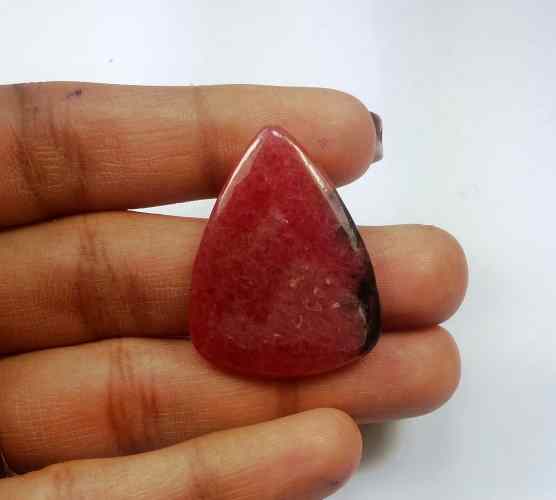 25.82 Carats Rhodonite  30.78 X 24.18 X 3.05 mm