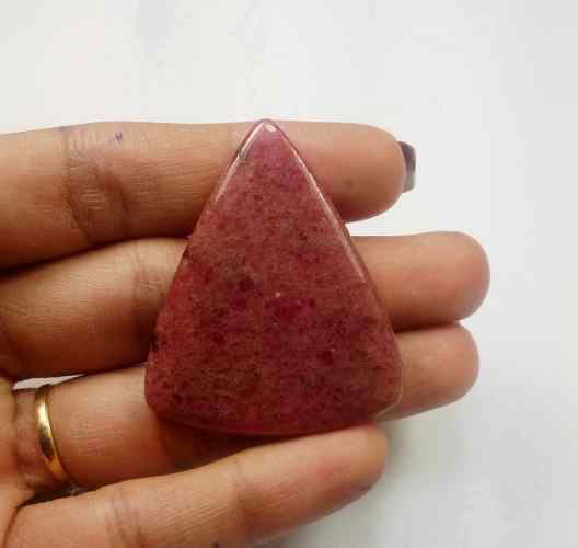 68.02 Carats Rhodonite  41.36 X 34.29 X 4.86 mm