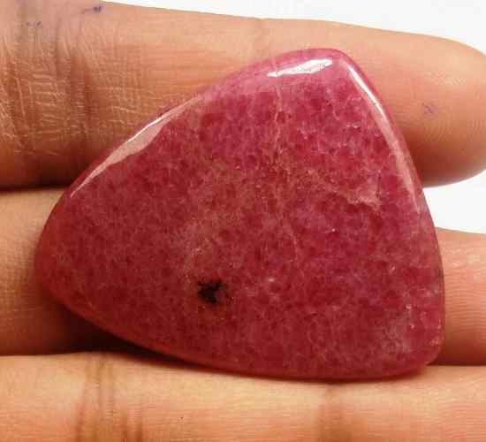 52.78 Carats Rhodonite  34.92 X 28.21 X 4.45 mm