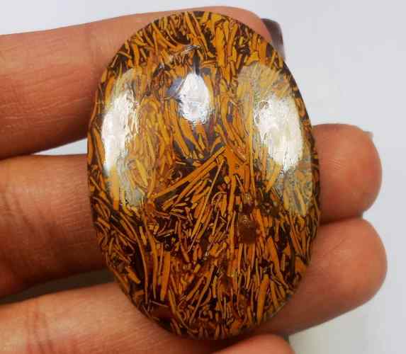 59.42 Carats Mariam Jasper 40.61 X 28.43 X 6.05 mm