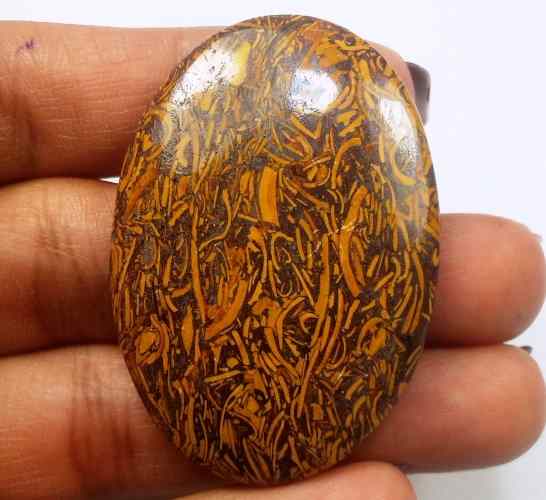 57.98 Carats Mariam Jasper 44.47 X 30.99 X 4.87 mm