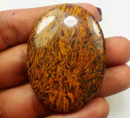 82.18 Carats Mariam Jasper 46.81 X 33.91 X 5.82 mm