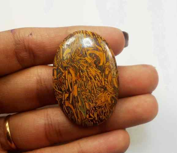 51.57 Carats Mariam Jasper 37.74 X 26.09 X 5.87 mm