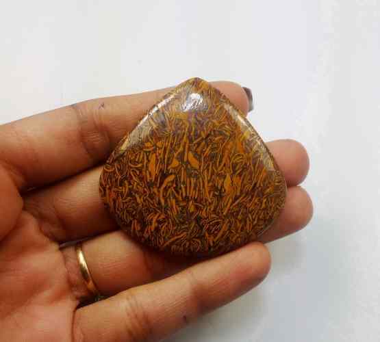 92.82 Carats Mariam Jasper 47.35 X 45.30 X 5.26 mm