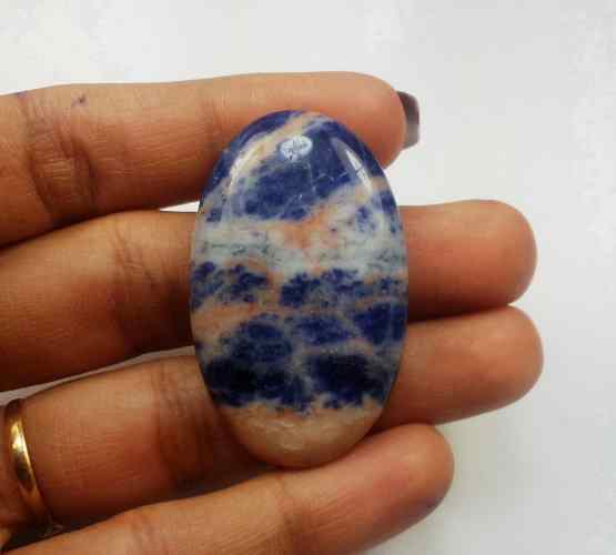 43.32 Carats Sodalite 40.49 X 24.82 X 5.73 mm
