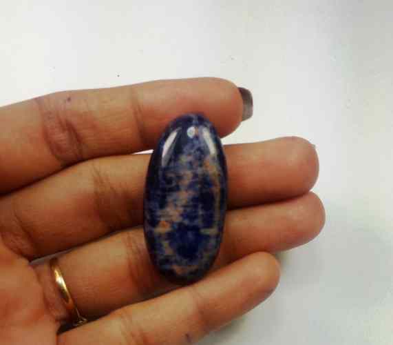 34.77 Carats Sodalite 36.58 X 17.99 X 7.09 mm