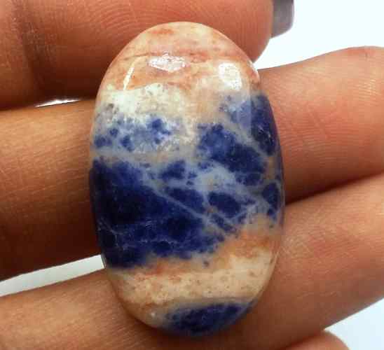 19.57 Carats Sodalite 28.66 X 17.67 X 5.31 mm