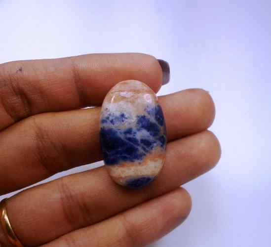 19.57 Carats Sodalite 28.66 X 17.67 X 5.31 mm