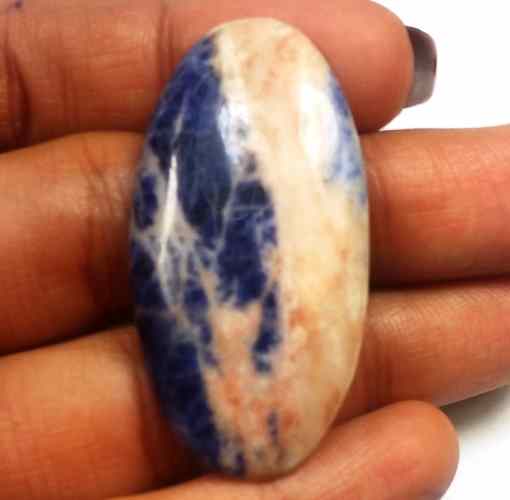 29.97 Carats Sodalite 40.92 X 21.12 X 4.81 mm