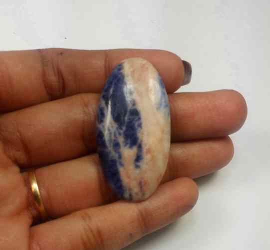29.97 Carats Sodalite 40.92 X 21.12 X 4.81 mm