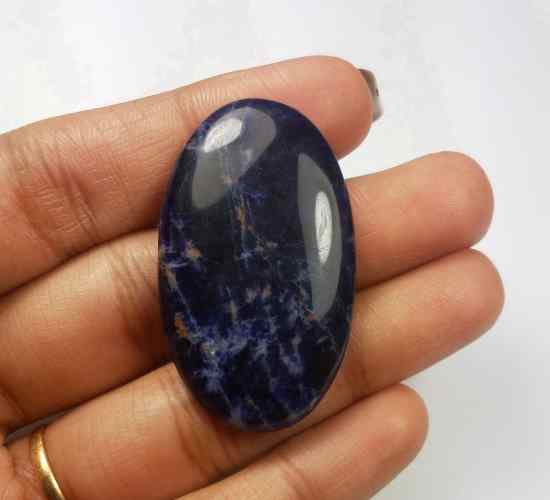 27.32 Carats Sodalite 31.44 X 17.84 X 6.70 mm