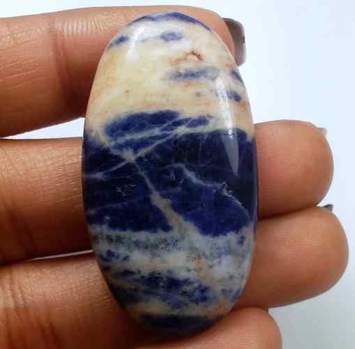 42.22 Carats Sodalite 40.65 X 23.51 X 5.92 mm