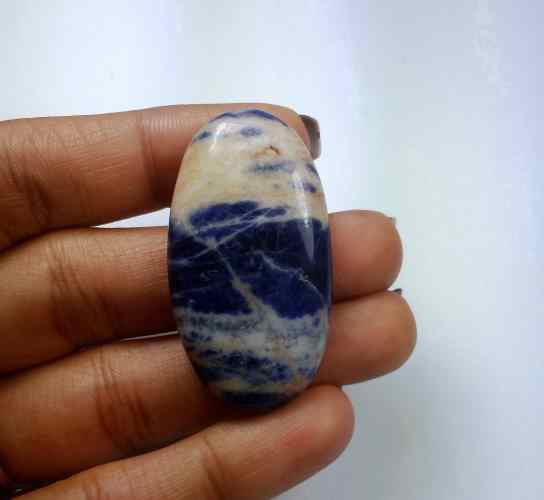42.22 Carats Sodalite 40.65 X 23.51 X 5.92 mm