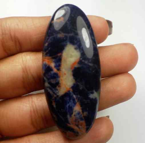 18.22 Carats Sodalite 30.42 X 16.56 X 4.69 mm
