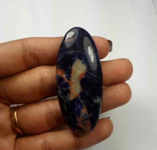18.22 Carats Sodalite 30.42 X 16.56 X 4.69 mm