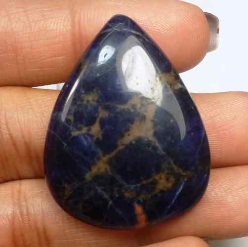 43.97 Carats Sodalite 35.06 X 27.74 X 6.55 mm