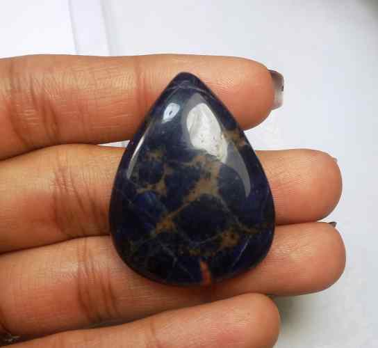 43.97 Carats Sodalite 35.06 X 27.74 X 6.55 mm