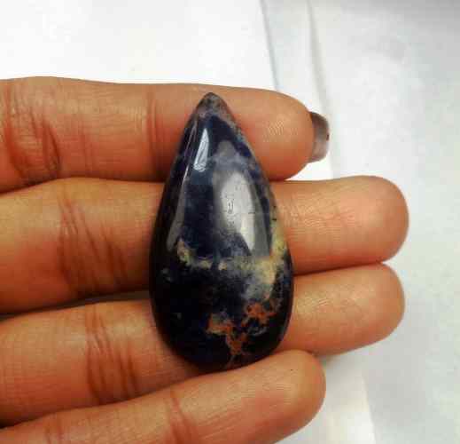 28.22 Carats Sodalite 37.52 X 19.75 X 5.47 mm
