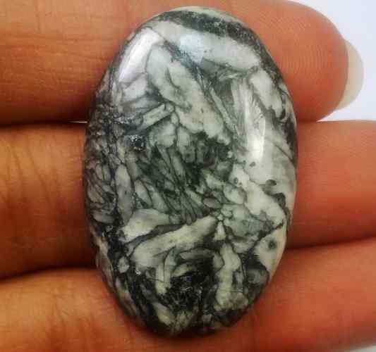 39.17 Carats Pinolith 34.82 X 22.77 X 5.34 mm