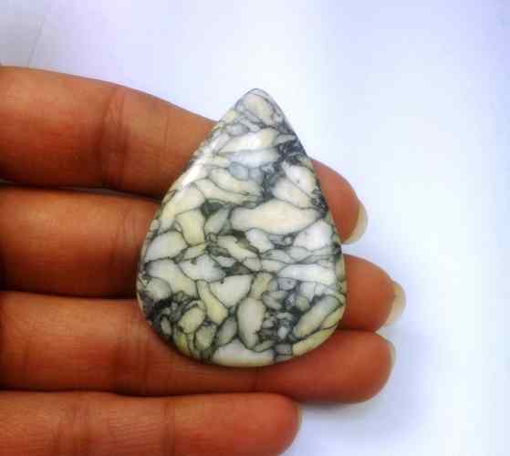 50.47 Carats Pinolith 43.91 X 32.83 X 4.52 mm