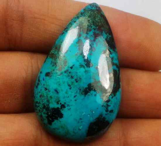 41.82 Carats Azurite 34.96 X 21.54 X 6.96 mm