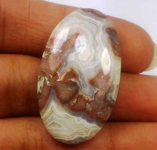 31.92 Carats Laguna Lace 38.56 X 19.77 X 5.93 mm