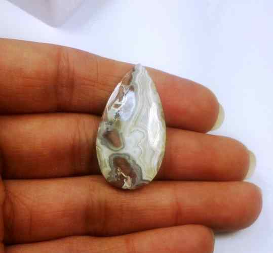 12.97 Carats Laguna Lace 34.12 X 22.07 X 8.34 mm