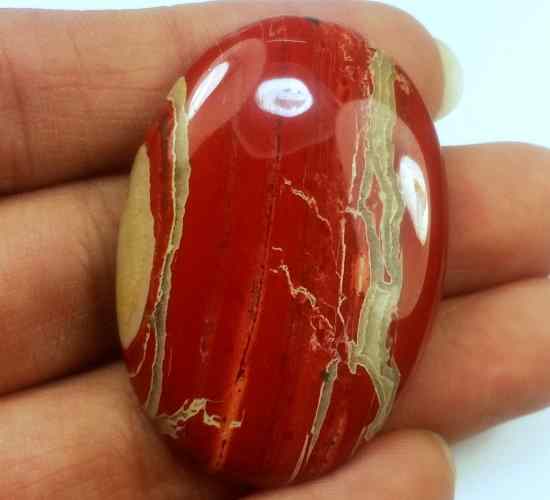 67.62 Carats Red River Jasper 41.47 X 28.76 X 5.76 mm