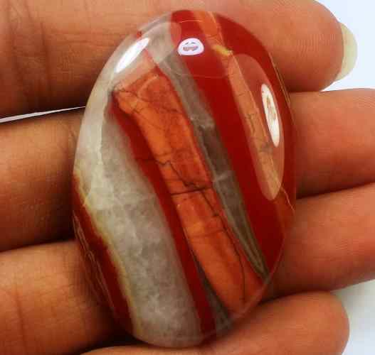 70.42 Carats Red River Jasper 43.23 X 28.74 X 6.11 mm