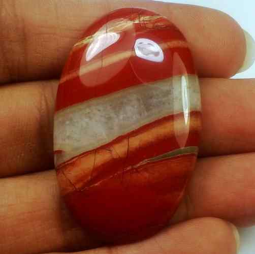 60.72 Carats Red River Jasper 40.68 X 25.36 X 6.33 mm
