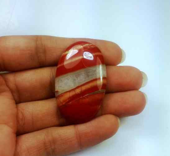 60.72 Carats Red River Jasper 40.68 X 25.36 X 6.33 mm